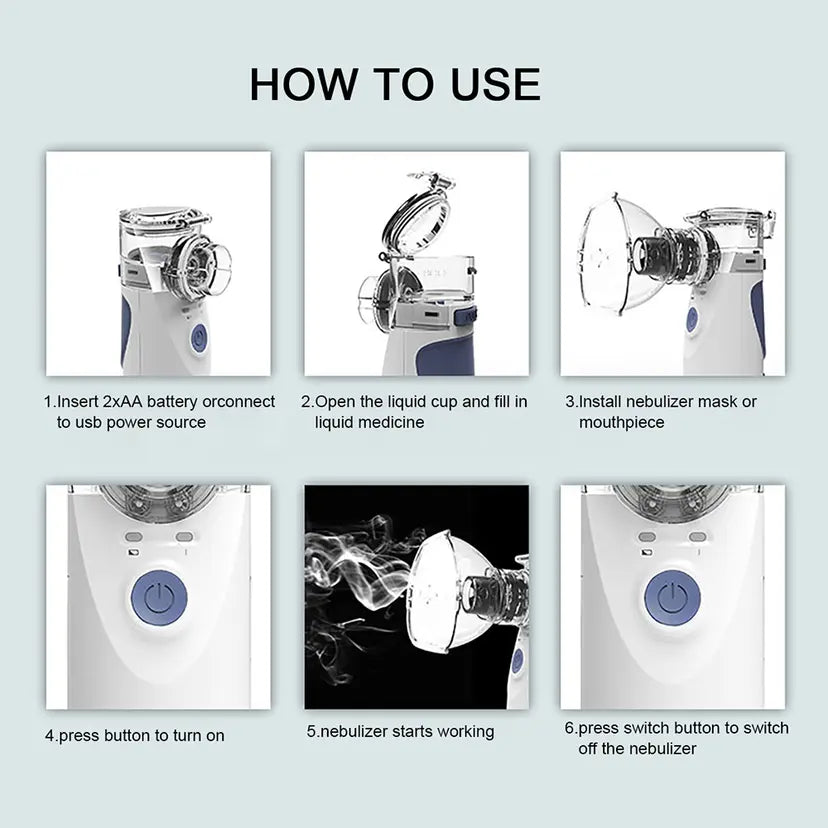 Mini Handheld portable Inhale Nebulizer