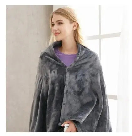 Electric Heated Plush Blanket